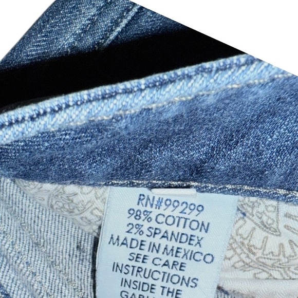 Level 99 Classic Blue Flared Women's Jeans - Picture 5 of 8